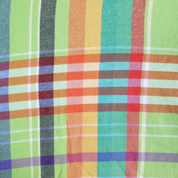 Polo Ralph Lauren Shirt Oxford Button Down SS Mens Size XL Green Plaid - Picture 4 of 8